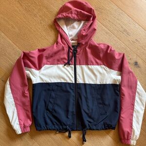 Hollister retro style lightweight zip up jacket